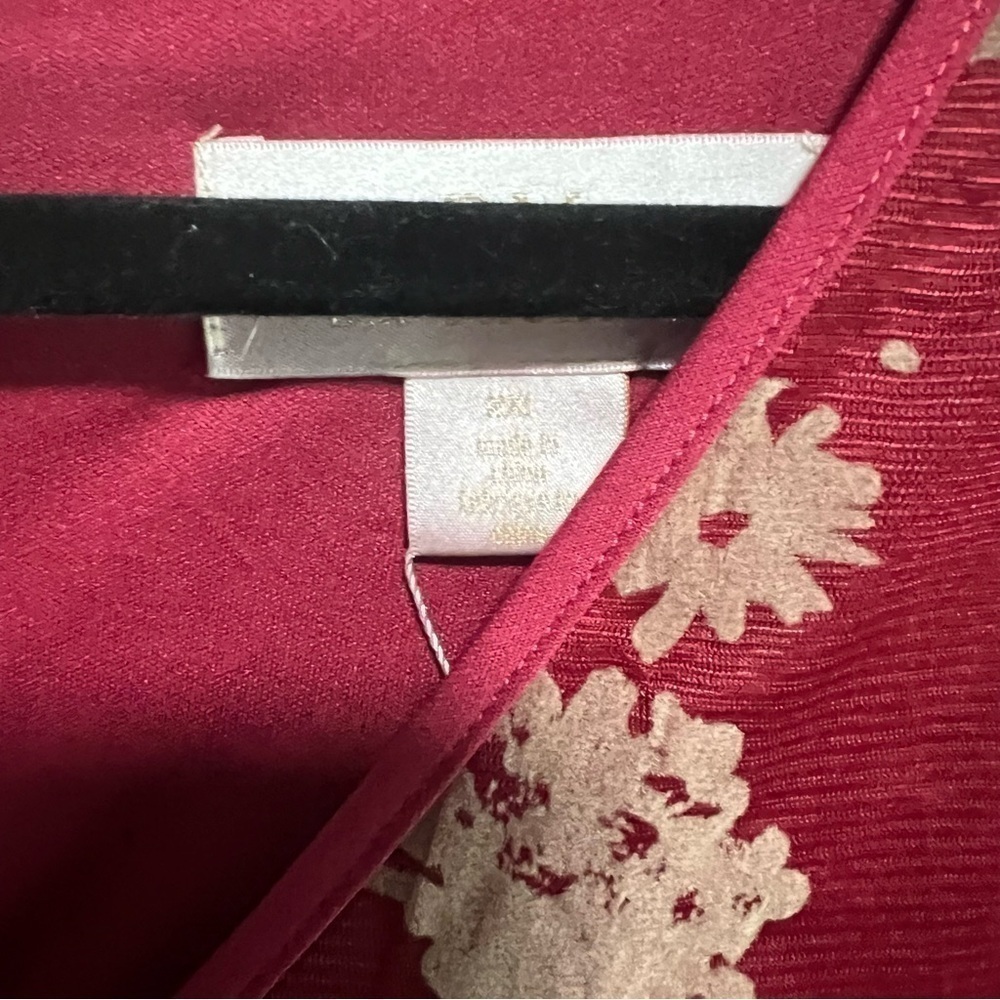 DM Fashion Adoria Burgundy Floral Velvet
Maxi, New with Tags, Plus Size - Picture 9 of 10